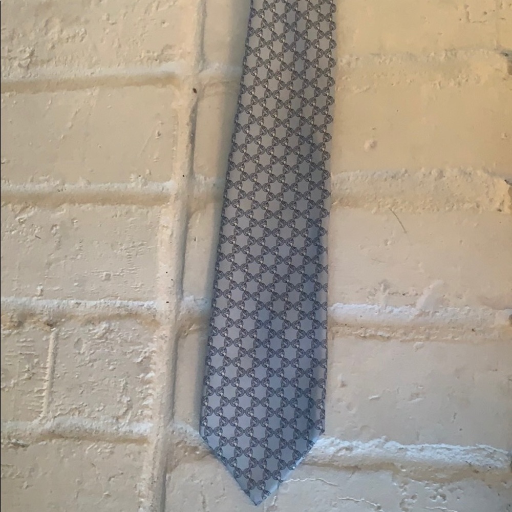 Hermès Light Blue Tie- Like New condition